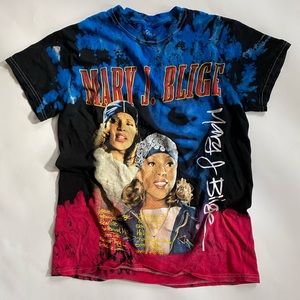 Multi Colored Mary J.Blidge Graphic T-shirt